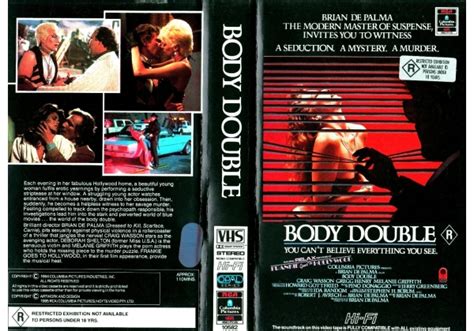 Body Double 1984 On Rcacolumbiahoyts Video Australia Betamax Vhs