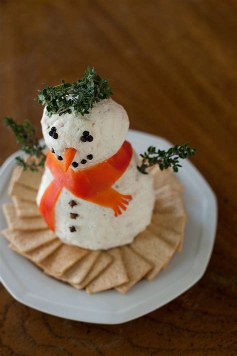 Christmas Cheeseball Snowman Recipe And Baby Corban S Christmas Wishlist