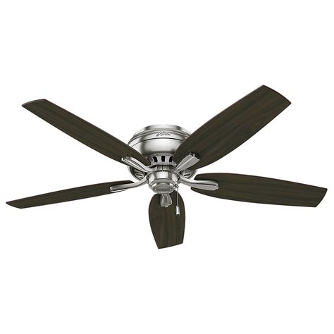 And an indoor ceiling fan with light can be used as alternative illumination. Hunter Newsome 52 Low Profile 52" Hugger Indoor Ceiling ...