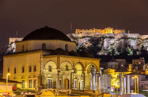 Athens Night Tour With Dinner Live Greek Music In Athens