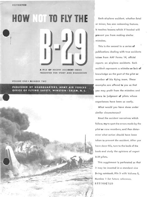 boeing b 29 superfortress flight manuals