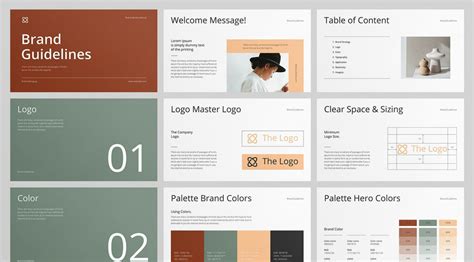 Adobe Indesign Brand Guidelines Presentation Template