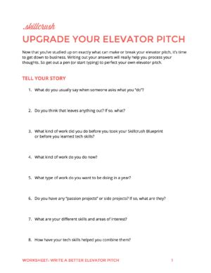 How To Write An Elevator Pitch A Step By Step Guide Skillcrush