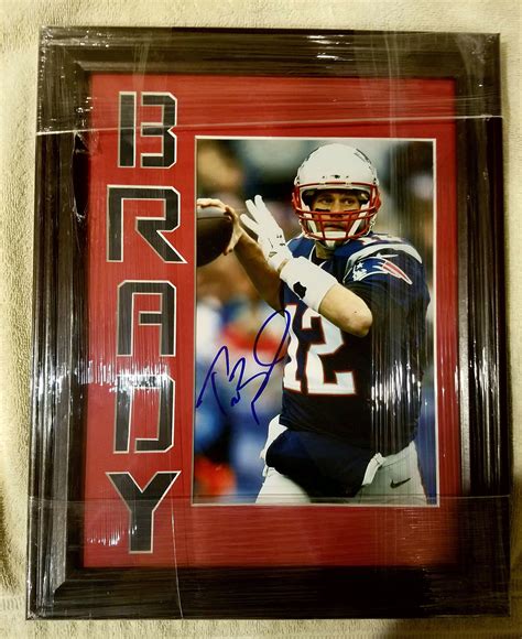 Tom Brady Autographed Photo | Tom brady autograph, Autograph, Tom brady
