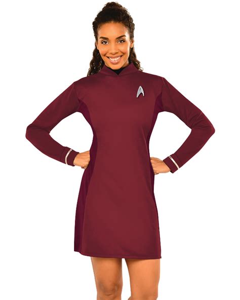Womens Star Trek Deluxe Red Uhura Uniform Costume