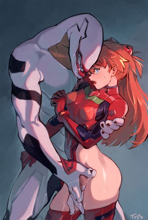 Souryuu Asuka Langley And Mass Production Eva Neon Genesis Evangelion