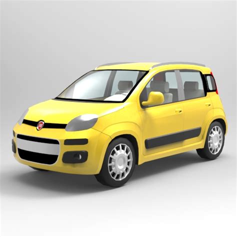 Fiat Panda 3d Model Formfonts 3d Models And Textures