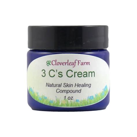 3 Cs Cream Natural Skin Healing Compound Cloverleaf Farm
