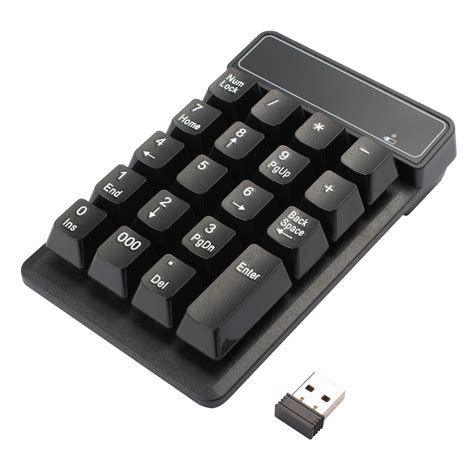 19 Keys Usb 24g Wireless Number Pad Numpad Numeric Keypad For Laptop