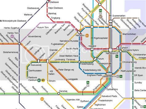 Copenhagen Underground Map