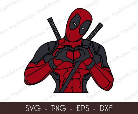 Deadpool Svg Png Eps Dxf Instant Download Etsy