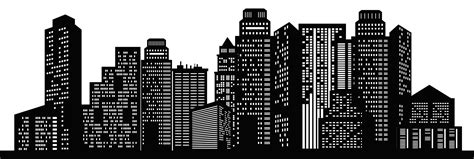 New York City Chicago Skyline Silhouette Cityscape City Png Download
