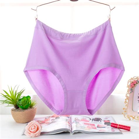 Aq223 Breathable Cotton Plus Size Panties Women Seamless Panty Big Size