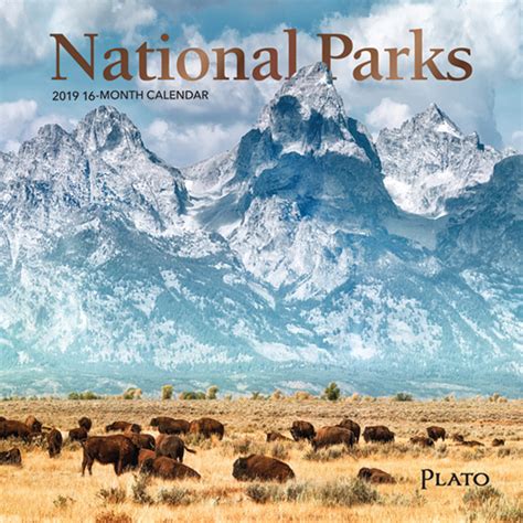 National Parks 2019 Mini Wall Calendar Plato Calendars