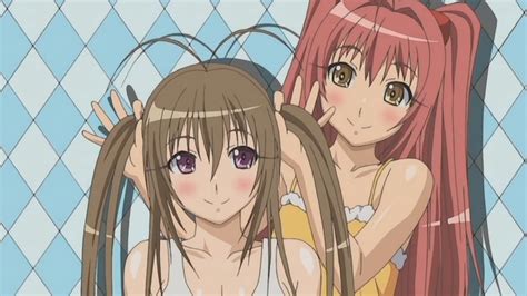 Shirakawa Anzu Shirakawa Kyouko Anejiru Highres 2girls Alternate Hairstyle Breasts Brown
