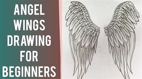 How To Draw Angel Wings For Beginners Youtube