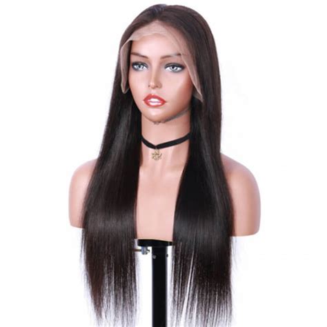 Silky Straight Brazilian Virgin Hair Lace Front Wigs Lfnbbw
