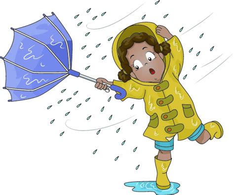 Rain Images Cartoon Rain And Wind Clipart Png Download Large Size