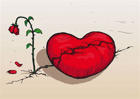 Download Hate Love Broken Heart Wilted Rose Wallpaper