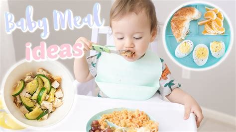 Get quick and easy ideas for a healthy meal plan for 1 year olds, toddlers, and babies that are learning to eat table foods! WHAT MY BABY EATS IN A DAY! BABY MEAL IDEAS FOR 1 YEAR OLD ...