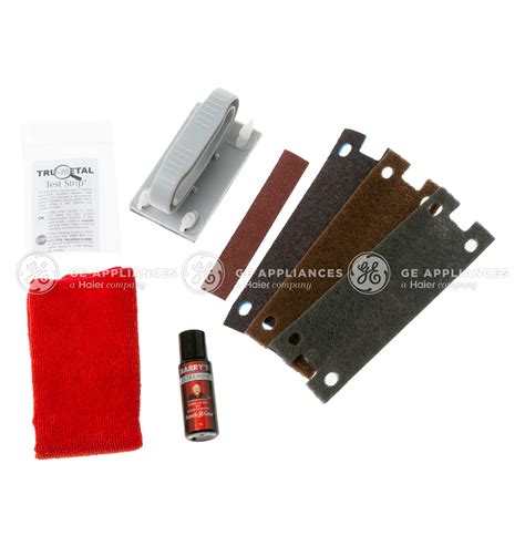 Stainless steel is an excellent choice for cookware, kitchen appliances, sinks, fixtures, and other items around the house and workplace. WX05X10210 | Scratch-B-Gone Stainless Steel Scratch Remover Kit | GE Appliances Parts