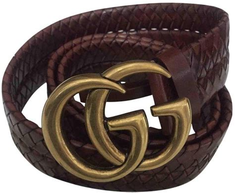 Gucci Gg Buckle Brown Leather Belts Brown Leather Belt Leather Belts