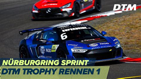 Re Live Dtm Trophy Rennen 1 Nürburgring Sprint 2020 Youtube