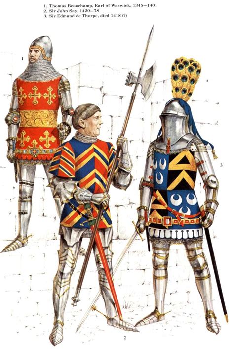 Heraldry And Arms Of English Nobles C14th 15th Centuries Medieval