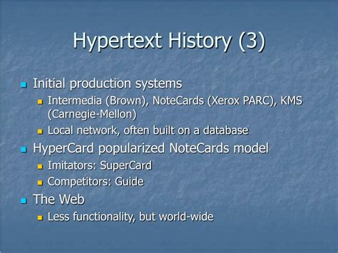 Ppt Hypertext Powerpoint Presentation Free Download Id1483037