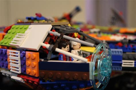 Rainbow Colored Lego Millennium Falcon Built From Scratch Autoevolution