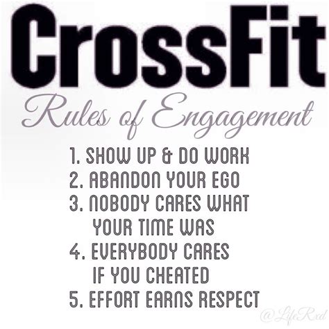 Crossfit Rules Of Engagement Liferxdcom I Have This