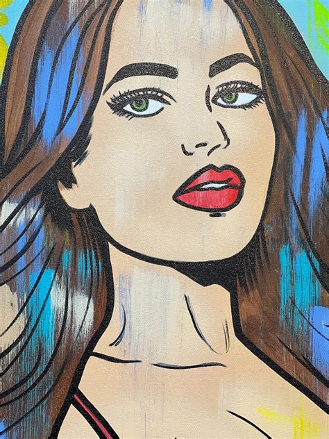 Nude Kendall Kylie Jenner Graffiti Girl By Dillon Boy 2023 Painting
