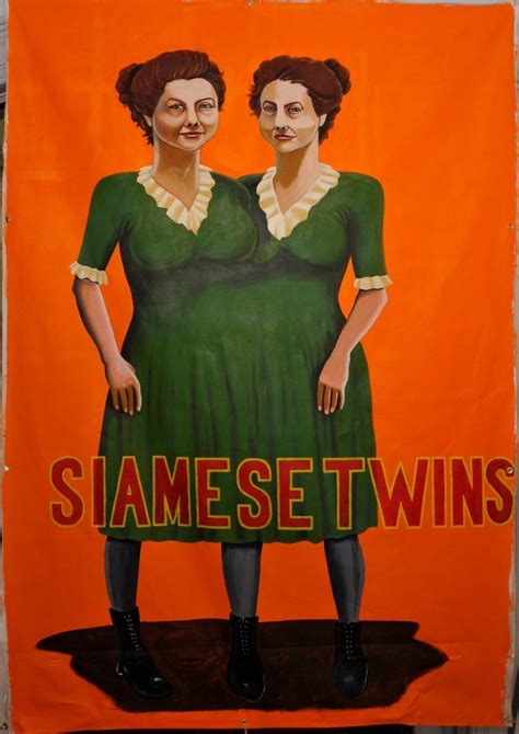 Siamese Twins Sideshow Banner Etsy