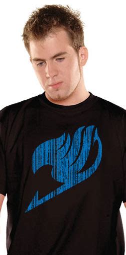 Buy T Shirt Fairy Tail T Shirt Blue Logo M