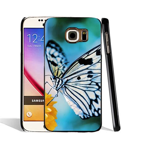 09679 Flowers Butterfly Feeding Cell Phone Case Cover For Samsung Galaxy S7 Edge Plus S6 S5 S4