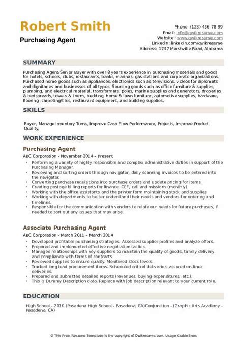 Procurement Resume Summary Examples Original Resume In Minutes