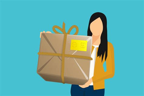 Gambar Gudang Kotak Bisnis Wanita Muatan Wadah Distribusi Ekspor Global Impor