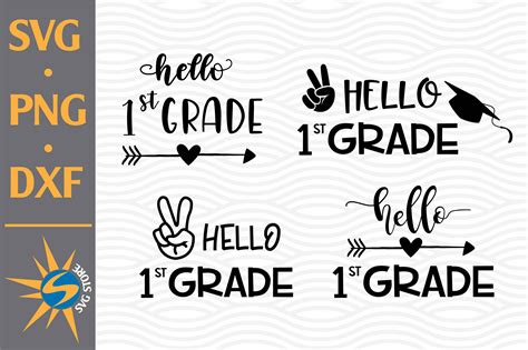 Hello 1st Grade Graphic By Svgstoreshop · Creative Fabrica