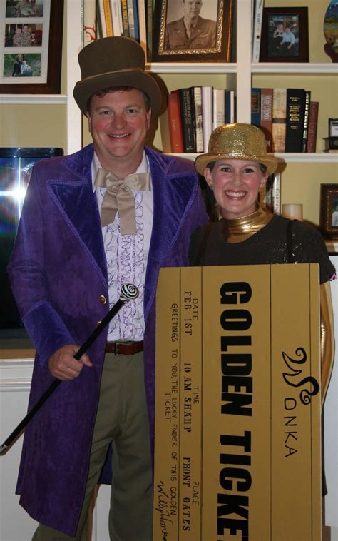 Cutest And Prize Winning Costume Wonka And His Golden Ticket Mr And