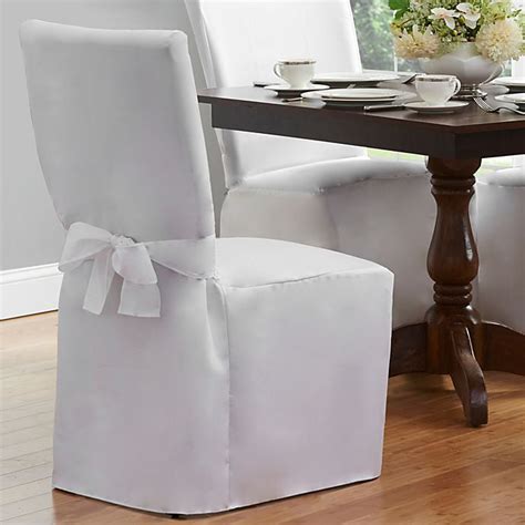 Dining Room Chair Cover In White