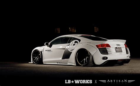 Lb★works Audi R8 V8 Ducktail Style Rear Wing Liberty Walk