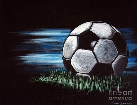Pin By Arij Moiz On Sketchbooks Soccer Art Canvas Painting Painting