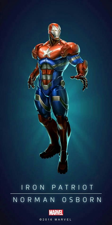 Iron Patriot Norman Osborn Héroes Marvel Personajes De Marvel