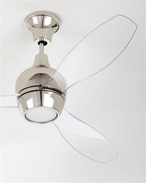 Transparent Wing Ceiling Fan With Light Clear Blade Interior Design Ideas
