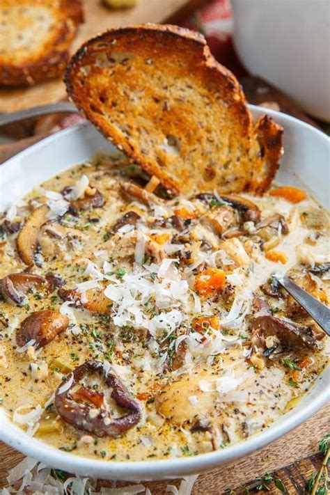 This chicken and mushrooms recipe is unbelievably easy and is sure to become a new favorite! Creamy Mushroom Chicken and Wild Rice Soup | Recipe | Cooking recipes, Soup recipes, Creamy ...