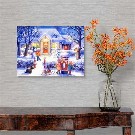 Christmas Canvas Art Print Ebay
