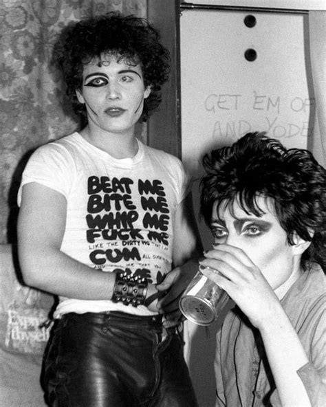 adam ant and siouxsie sioux the music machine london 1977 by ray stevenson r goth