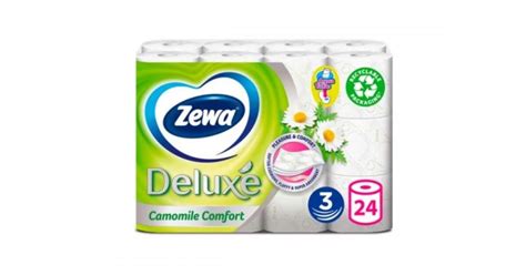 Zewa Deluxe Camomile Comfort 3 rétegű Toalettpapír 24 tekercs Okazii ro