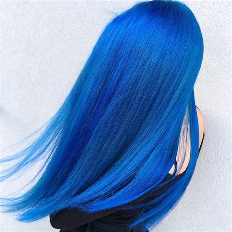 Blue Velvet Cyan Sky Long Hair Styles Bright Blue Hair Hair Color
