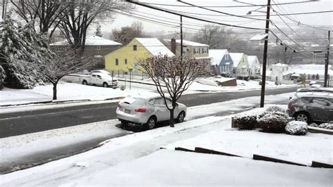November Snowfall In New Jersey Youtube